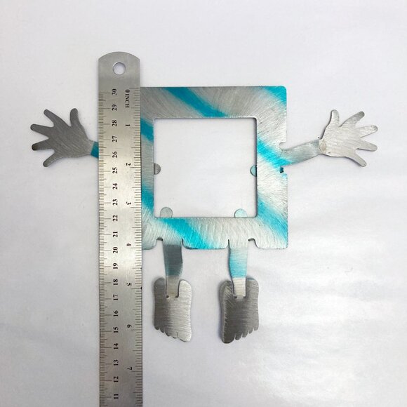 Metal Hug Frame 3in Square Handmade in the UK Great gift for distant family! - Picture 2 of 5